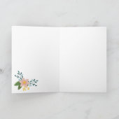 Denken Sie an Ihre Blumenkarte für Beileid Karte (Innenseite)