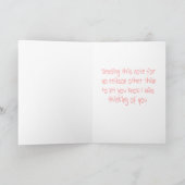 Denken Sie an Ihre Dackel Puppy-Dog-Note-Karte Karte (Innenseite)