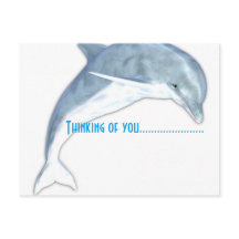 Denken Sie an Ihre Dolphin-Mode Postkarte