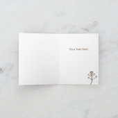 Denken Sie an Ihre Doodle-Blume: Kleingeld-Karte Dankeskarte (Innenseite)