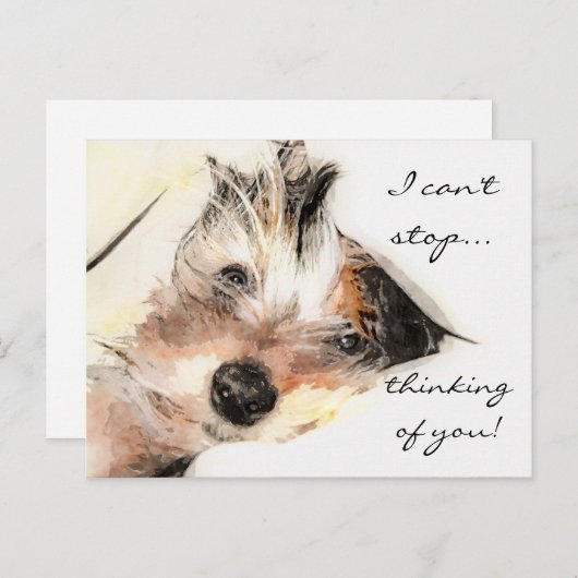 Denken Sie an Ihre eigene Postkarte (Vorne/Hinten)