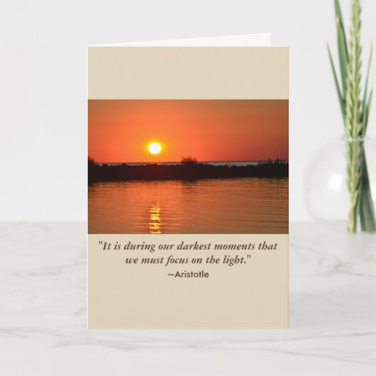 Denken Sie an Ihre Ermutigung Karte (Vorderseite)