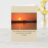 Denken Sie an Ihre Ermutigung Karte (Gelbe Blume)