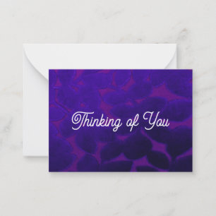 Denken Sie an Ihre flache Note Card Mitteilungskarte