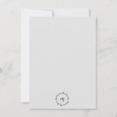 Denken Sie an Ihre Flachgrüßkarte (Rückseite)