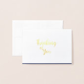 Denken Sie an Ihre Foil Card Folienkarte (Vorderseite mit Umschlag)