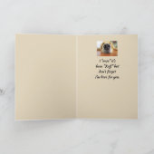 Denken Sie an Ihre Funny Dog Nose es war Ruff Karte (Innenseite)