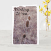 Denken Sie an Ihre Gebete Karte (Gelbe Blume)