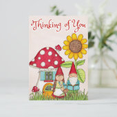 Denken Sie an Ihre Gnome-Karte Karte (Stehend Vorderseite)