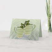 Denken Sie an Ihre grüne Gruppe Mint-Fotovorlage Karte (Vorderseite)