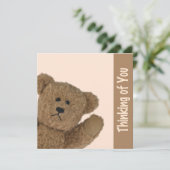 Denken Sie an Ihre Grußkarte Dankeskarte (Stehend Vorderseite)