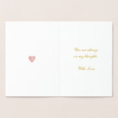 Denken Sie an Ihre Grußkarte Folienkarte (Innenseite)