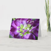 Denken Sie an Ihre Grußkarte Karte (Vorderseite)