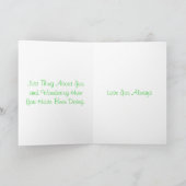 Denken Sie an Ihre Grußkarte Karte (Innenseite)