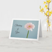 Denken Sie an Ihre Grußkarte Karte (Gelbe Blume)