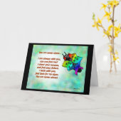 Denken Sie an Ihre Grußkarte Karte (Gelbe Blume)