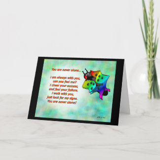 Denken Sie an Ihre Grußkarte Karte