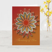 Denken Sie an Ihre Grußkarte. Karte (Gelbe Blume)