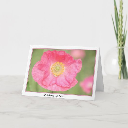 Denken Sie an Ihre Grußkarte Karte (Vorderseite)