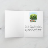 Denken Sie an Ihre Grußkarte Karte (Innenseite)