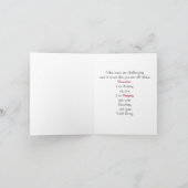 Denken Sie an Ihre Grußkarte Karte (Innenseite)