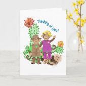 Denken Sie an Ihre Grußkarte Karte (Gelbe Blume)