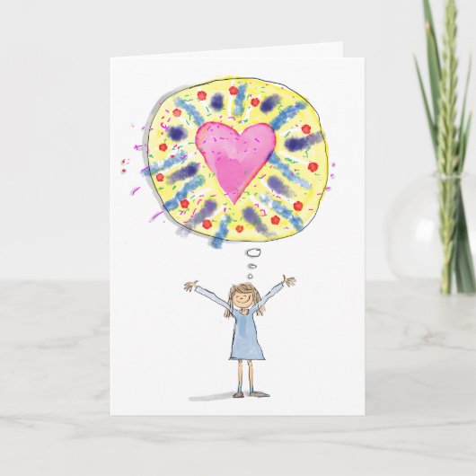 Denken Sie an Ihre Grußkarte Karte (Vorderseite)