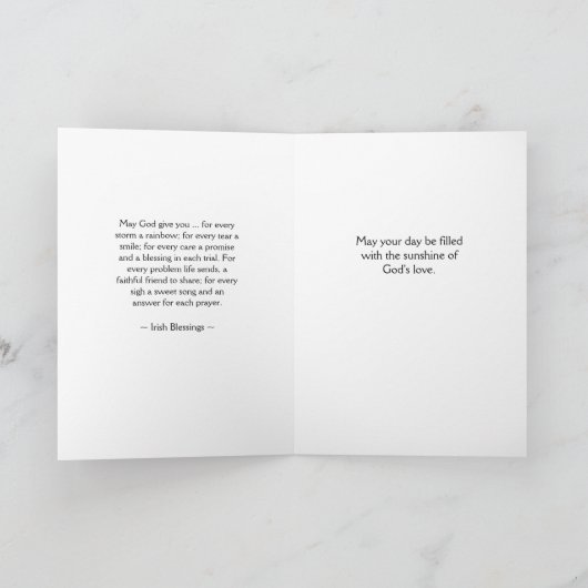 Denken Sie an Ihre Hibiskus-Karte Karte (Innenseite)