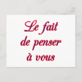 Denken Sie an Ihre Karte (Vorderseite)