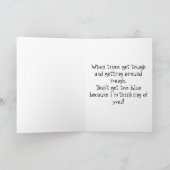 Denken Sie an Ihre Karte (Innenseite)