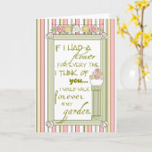 Denken Sie an Ihre Karte (Gelbe Blume)