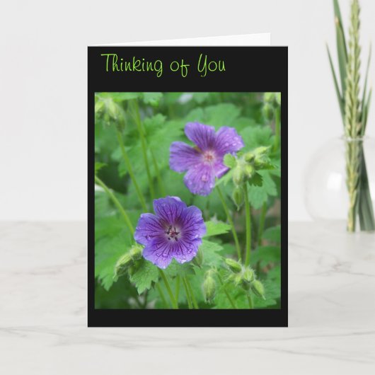 Denken Sie an Ihre Karte (Vorderseite)