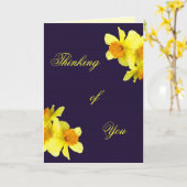 Denken Sie an Ihre Karte (Gelbe Blume)