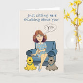 Denken Sie an Ihre Karte (Gelbe Blume)