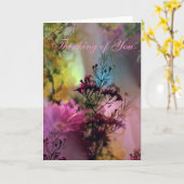 Denken Sie an Ihre Karte (Gelbe Blume)