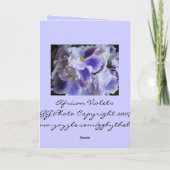 Denken Sie an Ihre Karte (Rückseite)