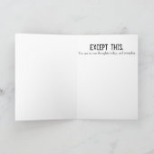 Denken Sie an Ihre Karte (Innenseite)