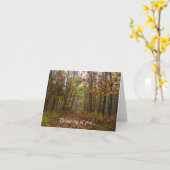 Denken Sie an Ihre Karte im Herbst (Gelbe Blume)