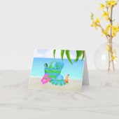 Denken Sie an Ihre Karte mit Liegen (Gelbe Blume)