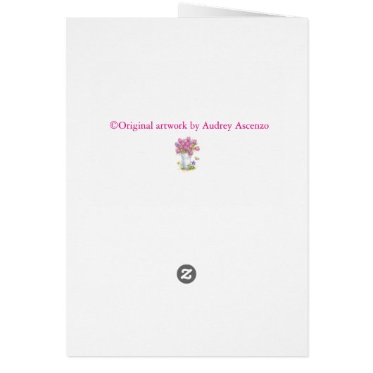 Denken Sie an Ihre Karten Tulips in Pail (Hinten)