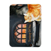 Denken Sie an Ihre Katze Magnet (Vertikal)