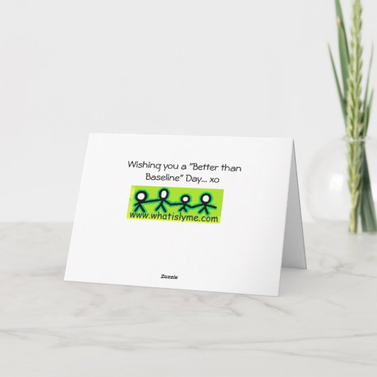 Denken Sie an Ihre Lyme-Krankheit-Karte Karte (Rückseite)