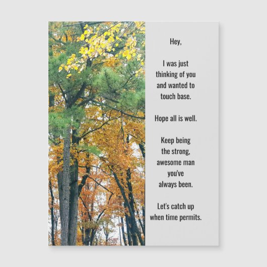 Denken Sie an Ihre Magnetkarte (Vorderseite)