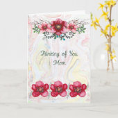 Denken Sie an Ihre Mama Grußkarte Karte (Gelbe Blume)