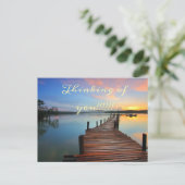 Denken Sie an Ihre Natur Postkarte (Stehend Vorderseite)