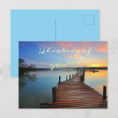 Denken Sie an Ihre Natur Postkarte (Vorne/Hinten)