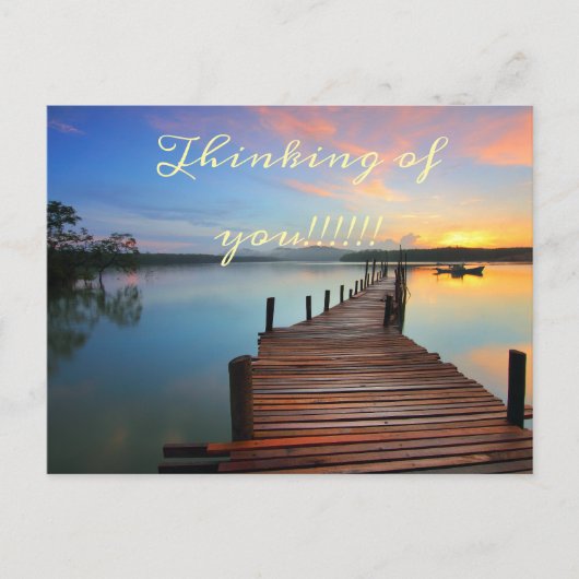 Denken Sie an Ihre Natur Postkarte (Vorderseite)