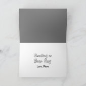 Denken Sie an Ihre Niedliche Bärenumarmung Dankeskarte (Innenseite)