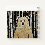 Denken Sie an Ihre Niedliche Bärenumarmung Notizblock (Rückseite)