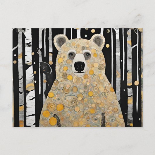 Denken Sie an Ihre Niedliche Bärenumarmung Postkarte (Vorderseite)